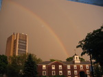 Howe Center rainbow