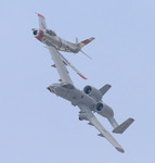 F-86 and A-10 Heritage Flight